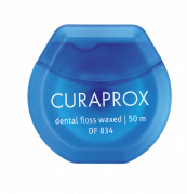 Curaprox DF 834 dental floss voskovaná niť s príchuťou mentolu, 50 m