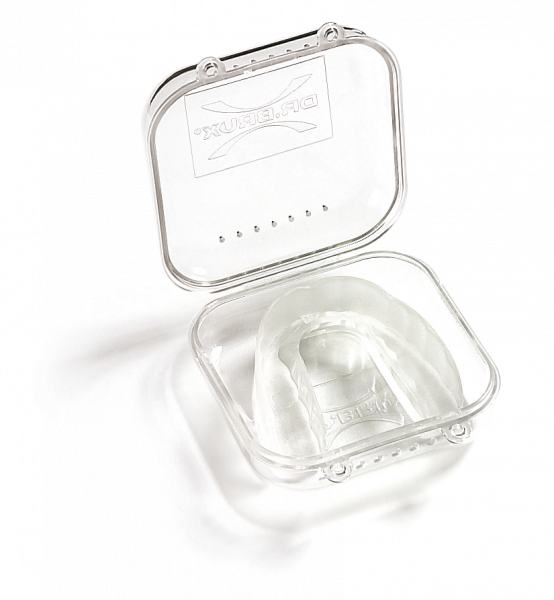 Dr. Brux Bite chránič proti škrípaniu zubov na nočné použitie, priehľadný