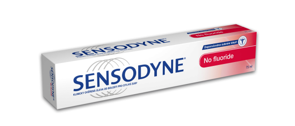 Sensodyne zubná pasta bez Fluoru, 75 ml