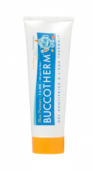 Buccotherm zubný gél pre deti, broskyňa, 50 ml