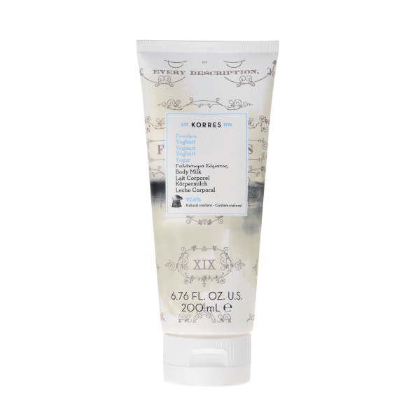 KORRES Yoghurt Body Milk - jogurtové telové mlieko, 200 ml