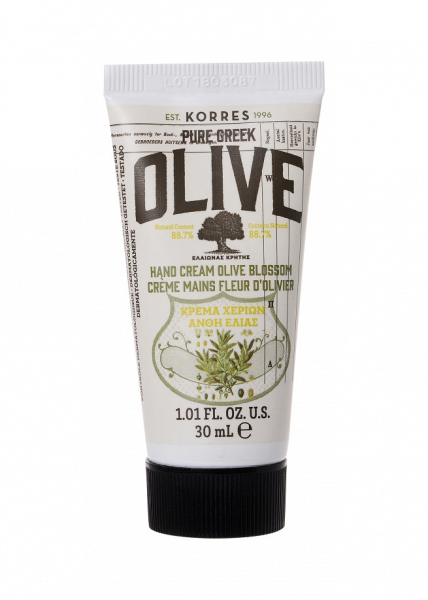 KORRES Pure Greek Olive - krém na ruky s gréckym extra panenským olivovým olejom s vôňou olivového kvetu, 30 ml