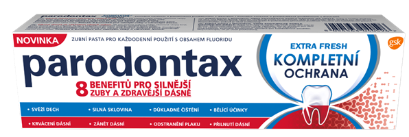 Parodontax Extra Fresh Kompletná ochrana zubná pasta, 75 ml