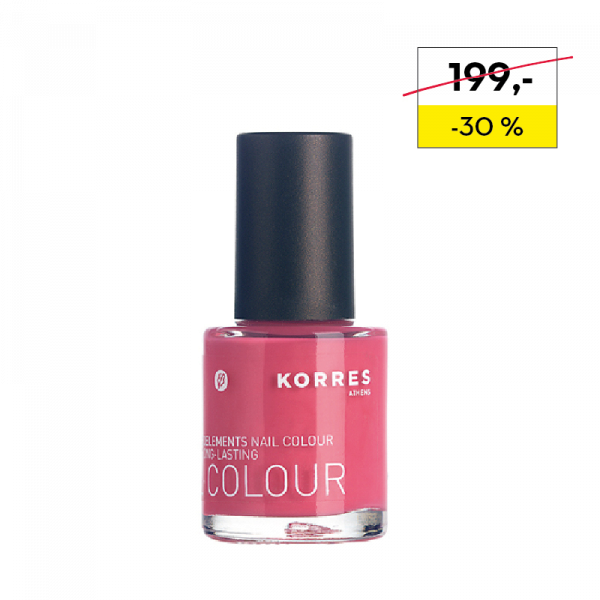 KORRES Nail Colour POMEGRANATE 14 - ošetrujúci lak na nechty, odtieň 14, 10 ml