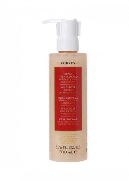 KORRES Wild Rose Foaming Cleanser jemná čistiaca pena, 200 ml