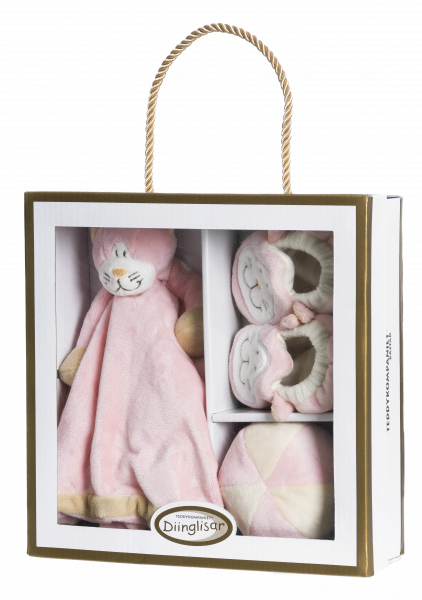Teddykompaniet Diinglisar darčekový set, mačička