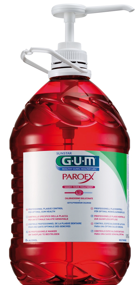 GUM Paroex ústny výplach (CHX 0,12 % + CPC 0,05 %), 5 l