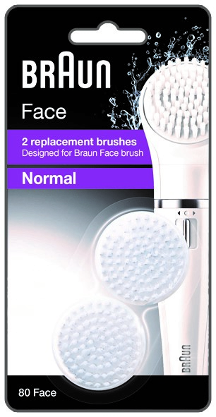 Braun Face náhradná kefka tvárová 80, 2 ks
