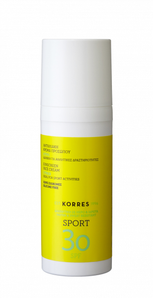 KORRES CITRUS Active Sports Face Cream - Pleťový opaľovací krém SPF30, 50 ml