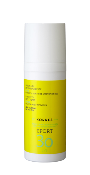 KORRES CITRUS Active Sports Face Cream - Pleťový opaľovací krém SPF30, 50 ml