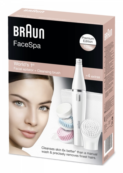 Braun Face tvárový epilátor a čistiaca kefka 851