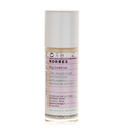 KORRES Deodorant Equisetum 24-hodinový dezodorant vhodný pre citlivú pokožku, 30 ml