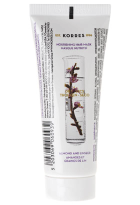 KORRES Little Hair Mask - maska na suché vlasy mandle a ľan (cestovné balenie), 40 ml
