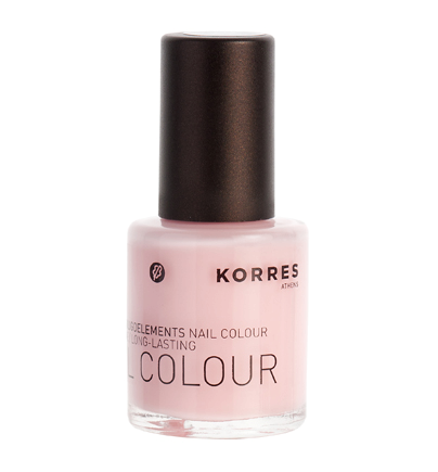 KORRES Nail Colour PEONY PINK 04 - ošetrujúci lak na nechty, odtieň 04, 10 ml