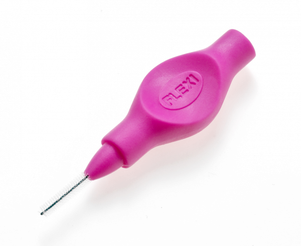 Tandex Flexi mezizubné kefky ružové 0,4 mm, 25 ks+krytov