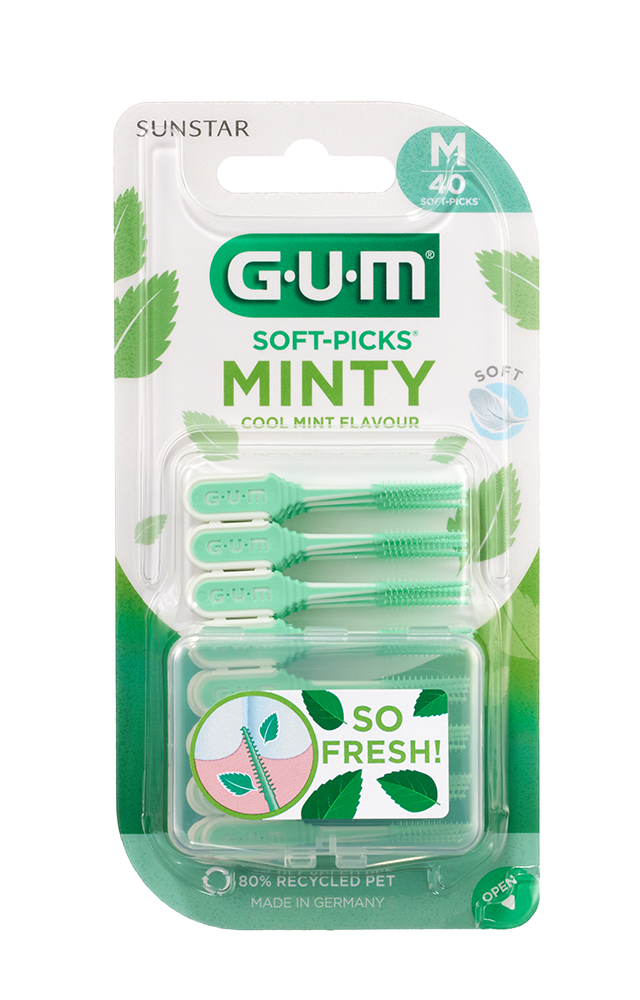 GUM Soft-Picks Minty, ISO 1, 40 ks