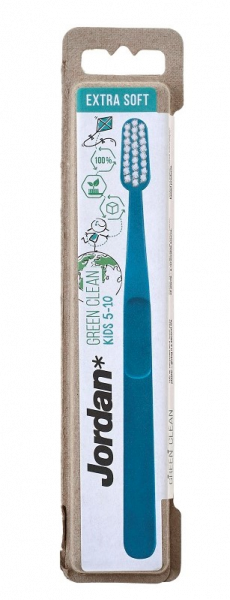 Jordan Green Clean Kids zubná kefka pre deti od 5-10 rokov, extra soft