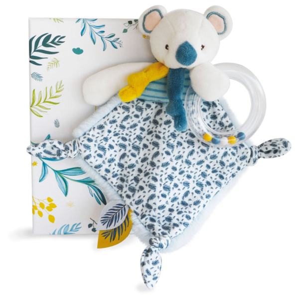 Doudou koala maznáčik s hrkálkou, 22 cm