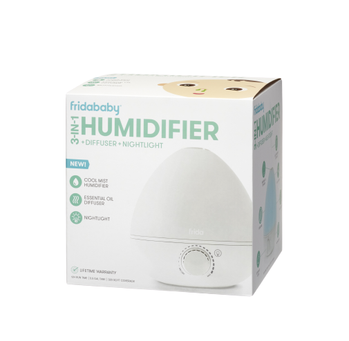 Fridababy Humidifier 3v1 - zvlhčovač vzduchu, difuzér a nočné svetlo
