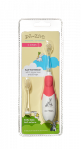 Bob a Bobek Baby sonická kefka, Pink, 0-5 rokov