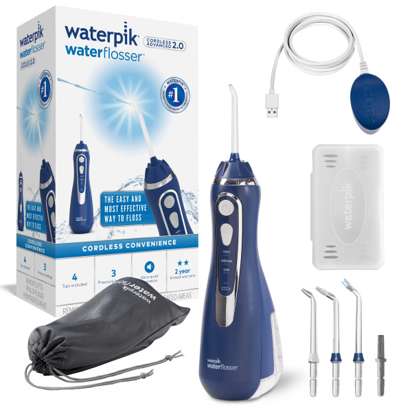 Waterpik Cordless Advanced 2.0 WP583 Blue - ústny irigátor