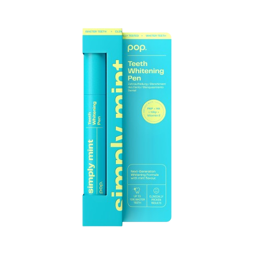 Pop Teeth Whitening Pen Simply Mint, bieliace pero mätové, 4 ml
