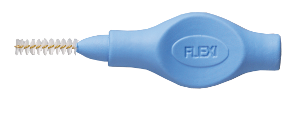 Tandex Flexi mezizubné kefky modré 0,6 mm, 25 ks+krytov