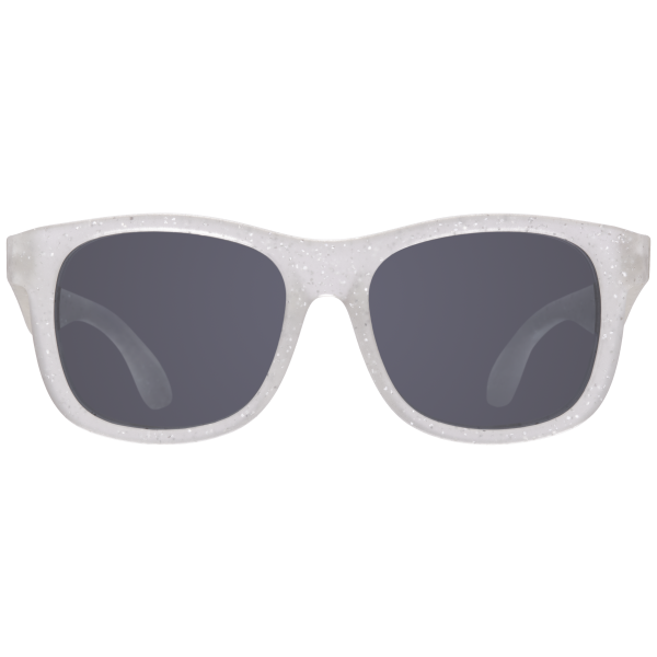 BABIATORS Navigator Silver Shimmer, slnečné okuliare strieborné trblietky, 0-2 roky