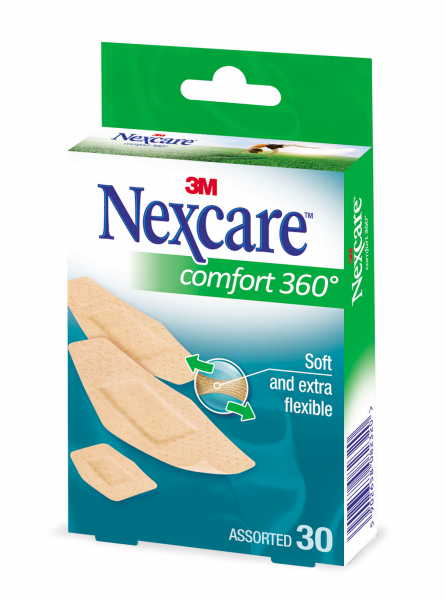 3M Nexcare Comfort 360° - náplasti, 30 ks