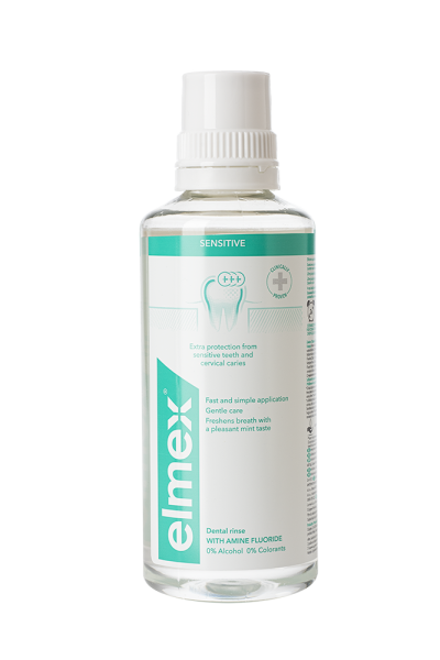 Elmex Sensitive Plus ústny výplach, 400 ml