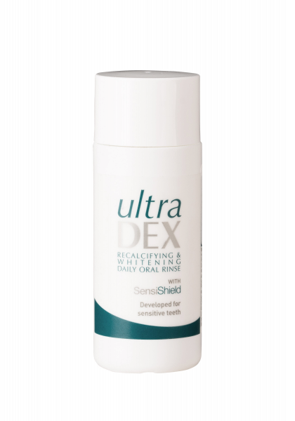 UltraDEX cestovná remineralizačná a bieliaca ústna voda, 50 ml