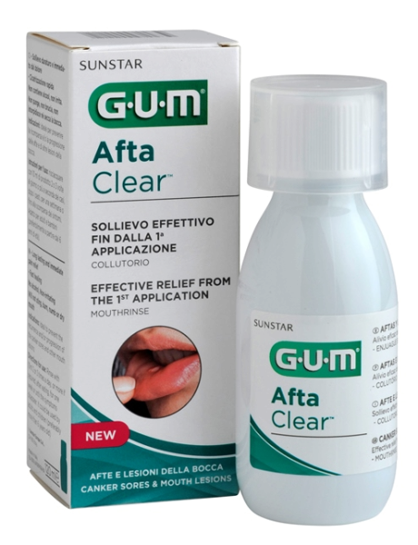 GUM AftaClear ústny výplach, 120 ml