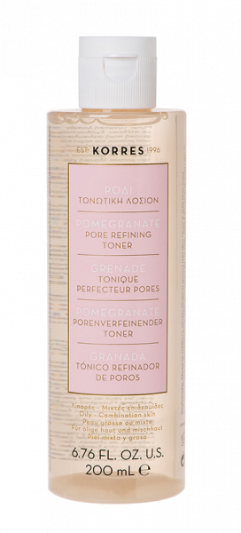 KORRES Pomegranate Tonic Lotion – zmatňujúce pleťové tonikum s granátovým jablkom pre zmiešanú až mastnú pleť, 200 ml