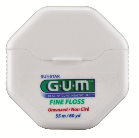 GUM Fine Floss zubná niť nevoskovaná, 55 m