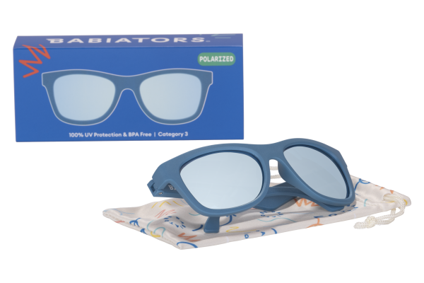 BABIATORS Navigator Midnight Blue, polarizačné zrkadlové slnečné okuliare, modré, 6+