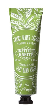 Institut Karité Light Shea hand cream Ľahký krém na ruky s vôňou verbeny, 30 ml