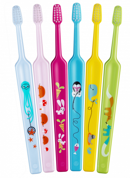 TePe Mini x-soft, zubné kefky pre najmenších, 2+1 zadarmo