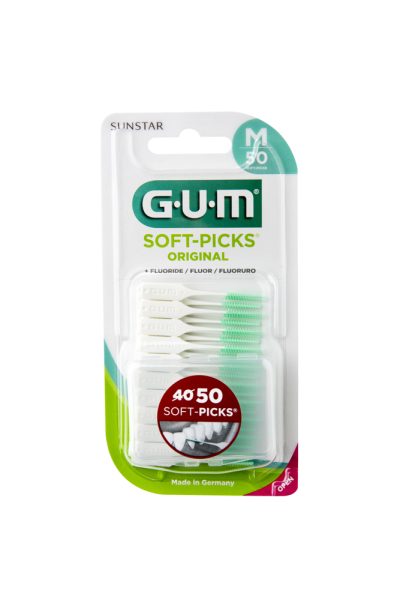 GUM Soft-Picks masážna medzizubná kefka s fluoridmi- velikost Regular, ISO 1 (50 ks)
