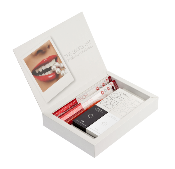 SWISSDENT DAY/NIGHT luxusný set CRYSTAL /GENTLE, 100 ml