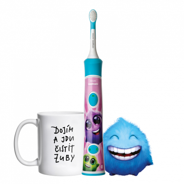 Sonicare for Kids s Bluetooth + darček (hrnček Sparkly v modrej farbe)