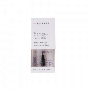KORRES Nail Therapy - rychloschnúci ochranný lak na nechty 40 s, 10 ml