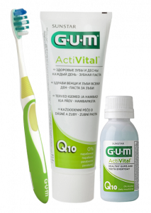 GUM ActiVital sada v látkovej taštičke