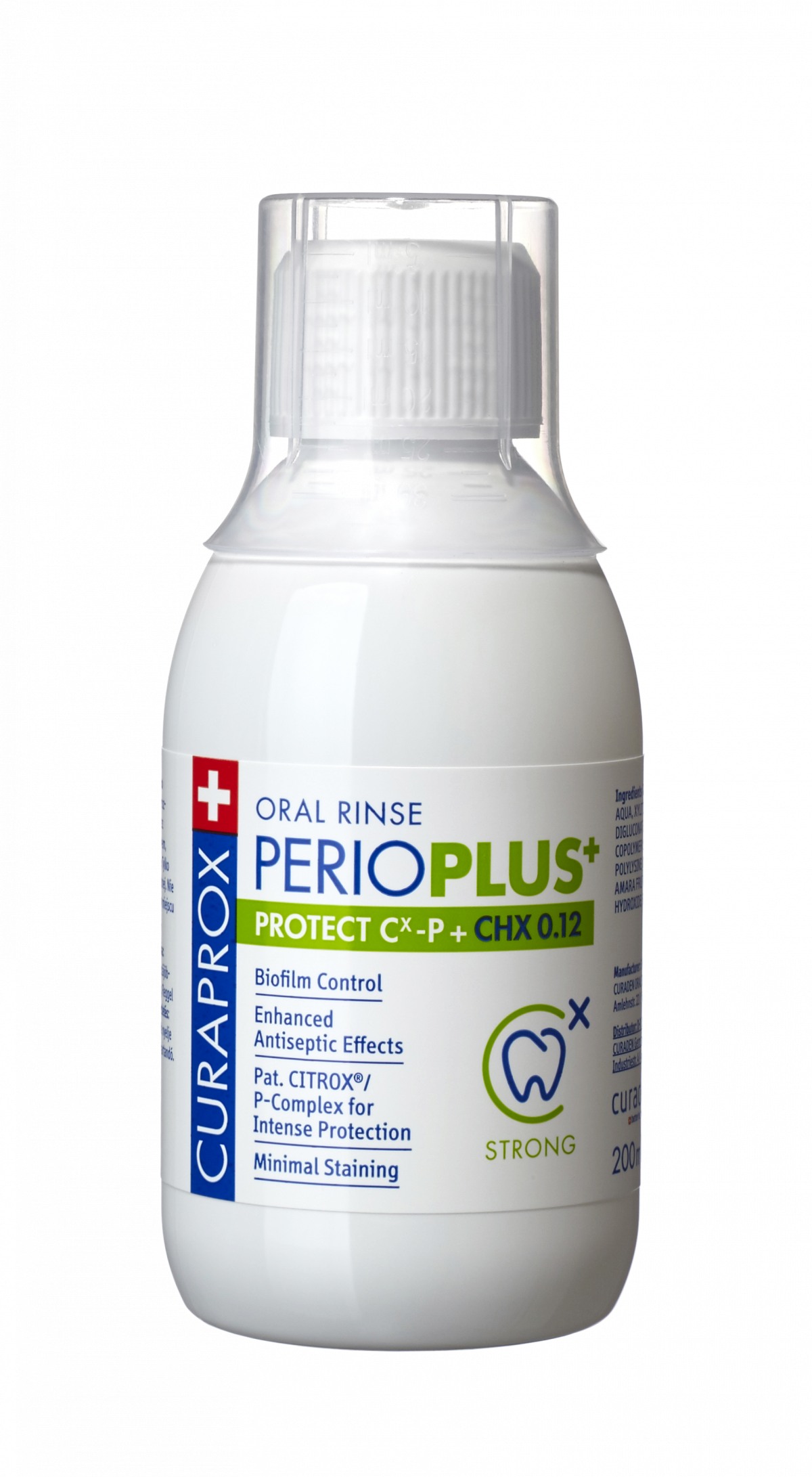 Curaprox Perio Plus+ Protect ústní výplach (0,12% CHX), 200 ml