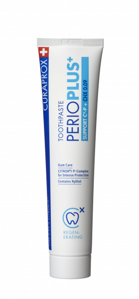 Curaprox Perio Plus+ Support zubná pasta (CHX 0,09%), 75 ml