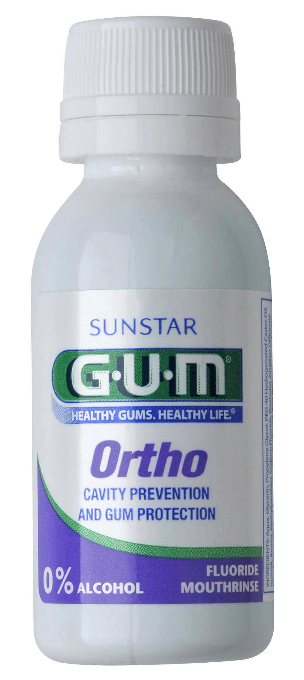 GUM Ortho ústny výplach pre nositelov strojčekov, 30 ml