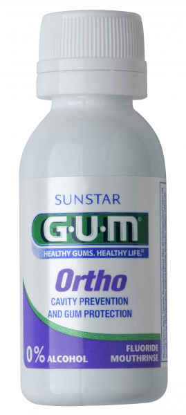 GUM Ortho ústny výplach pre nositelov strojčekov, 30 ml