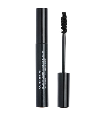 KORRES Mascara Black Minerals - riasenka na 3D objem rias, odtieň 02, hnedá, 8 ml