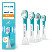 Philips Sonicare For Kids, 4-balenie kefkových nadstavcov, HX6034/90