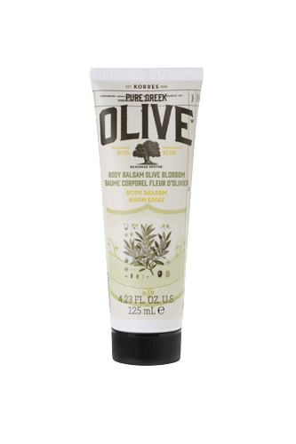 KORRES Pure Greek Olive výživné telové maslo s gréckym extra panenským olivovým olejom s vôňou olivového kvetu, 125 ml