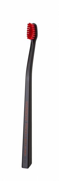 SWISSDENT COLOURS Soft-Medium, čierno-čiervený